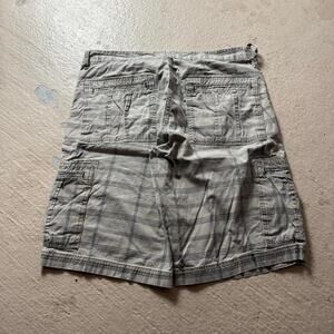 Vintage Silver Tab Plaid Cargo Men's 36" Shorts Skate